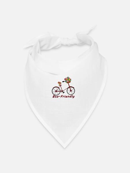 umweltfreundlich - Bandana Dreieckstuch - Weiß