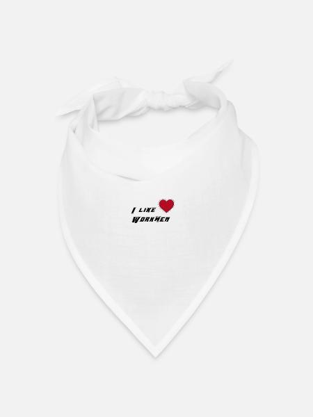 workmen - Bandana Dreieckstuch - Weiß