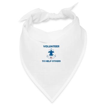 Seepfadfindergesetz Gelübde - Bandana Dreieckstuch - Weiß - Vorne