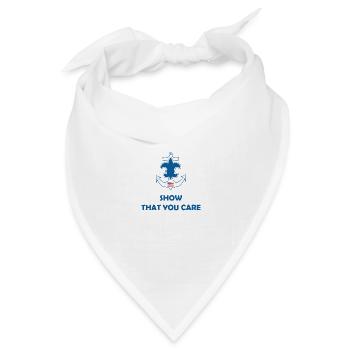 Seepfadfindergesetz Gelübde - Bandana Dreieckstuch - Weiß - Vorne