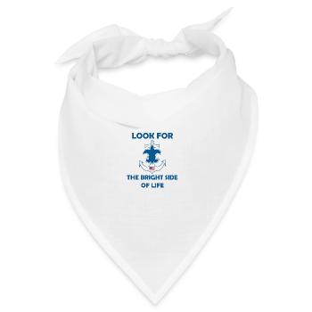 Seepfadfindergesetz Gelübde - Bandana Dreieckstuch - Weiß - Vorne