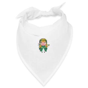 Bella - Bandana Dreieckstuch - Weiß - Vorne