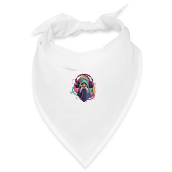 Colorful wizard - Bandana Dreieckstuch - Weiß - Vorne
