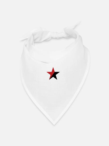 Anarchie - Bandana Dreieckstuch - Weiß