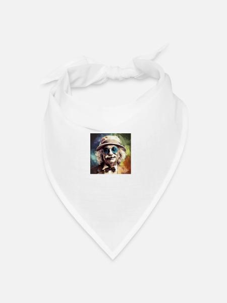 Albert - Bandana Dreieckstuch - Weiß