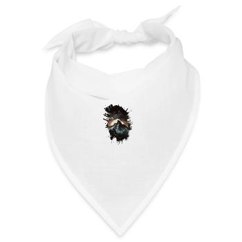 Mount Blanc - Bandana Dreieckstuch - Weiß - Vorne