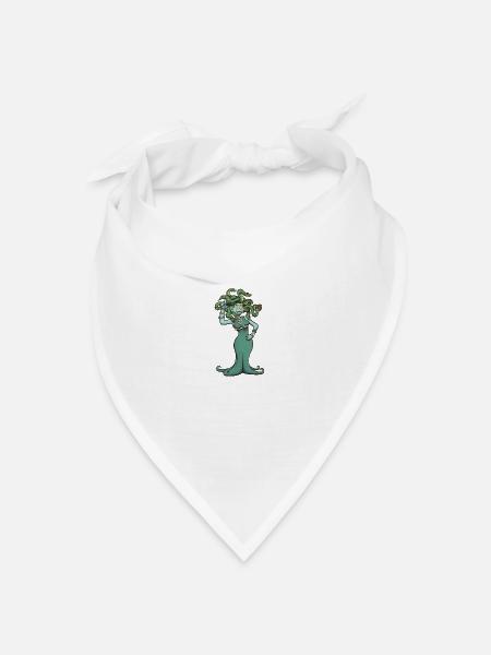 Medusa - Bandana Dreieckstuch - Weiß