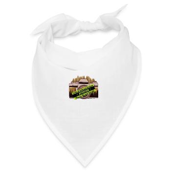 Die Fotokamera als Kritische Infrastruktur - Bandana Dreieckstuch - Weiß - Vorne