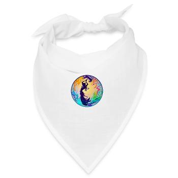 Ins Meer - Bandana Dreieckstuch - Weiß - Vorne