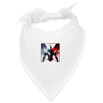 Das Gute mit dem Schlechten nehmen - Bandana Dreieckstuch - Weiß - Vorne