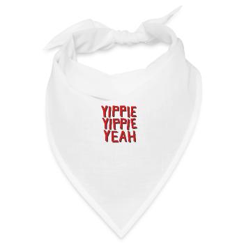 Yippie Yippie Yeah - Die 2000er-Party - Bandana Dreieckstuch - Weiß - Vorne