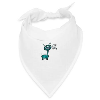 I am starseed - Bandana Dreieckstuch - Weiß - Vorne