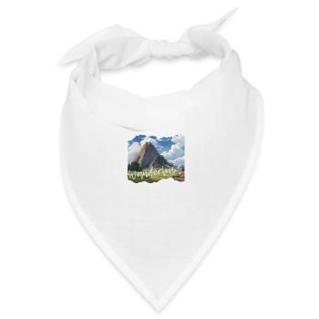 Wandern - Bandana Dreieckstuch - Weiß - Vorne