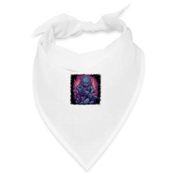 funny sayings sayings present cool badgers rodent - Bandana Dreieckstuch - Weiß - Vorne