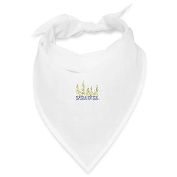 Saragossa - Bandana Dreieckstuch - Weiß - Vorne