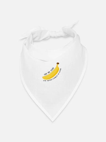 CL16 Banana - Bandana Dreieckstuch - Weiß