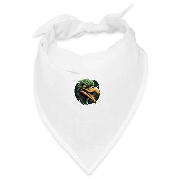 Adler Comic Art - Bandana Dreieckstuch - Weiß - Vorne