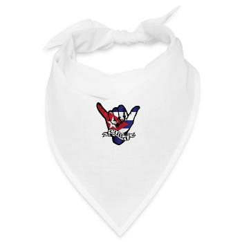 Cuba Shaka - Bandana Dreieckstuch - Weiß - Vorne