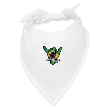 Brazil Shaka - Bandana Dreieckstuch - Weiß - Vorne
