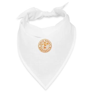 Gold Coast Australien Jahrgang - Bandana Dreieckstuch - Weiß - Vorne