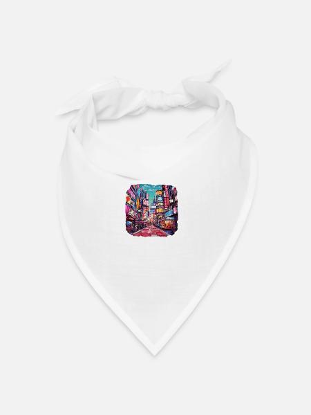 China - Bandana Dreieckstuch - Weiß