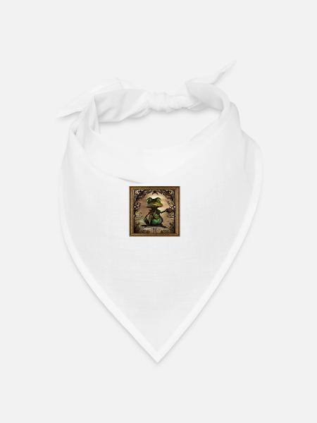Breakfast Steampunk Club - Bandana Dreieckstuch - Weiß
