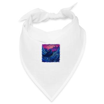 children 4wd bath duck animal welfare rubber duck - Bandana Dreieckstuch - Weiß - Vorne