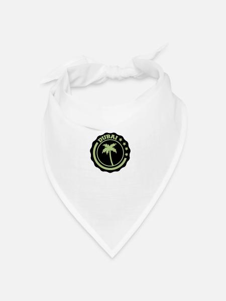 dubai - Bandana Dreieckstuch - Weiß