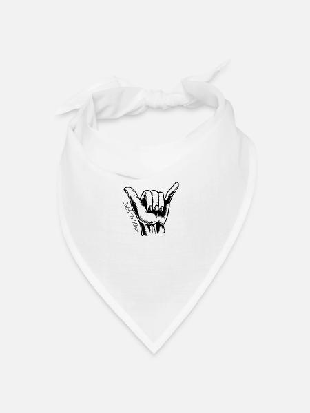 Surfing Surfboard Surfer Wassersport - Bandana Dreieckstuch - Weiß