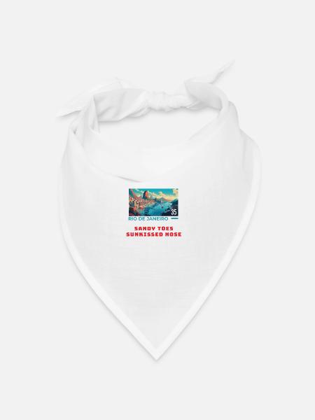 Rio - Bandana Dreieckstuch - Weiß