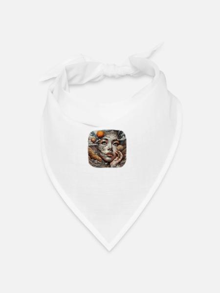 Devine Goddess - Bandana Dreieckstuch - Weiß