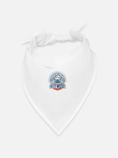 Key West Fang des Tages - Bandana Dreieckstuch - Weiß