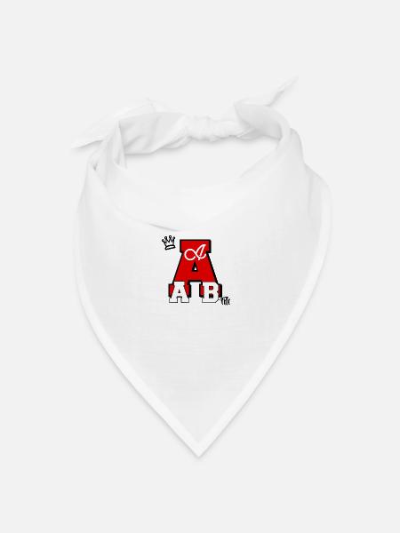 AB Design NEU Cool schlicht Modern Trend 2023 Hip - Bandana Dreieckstuch - Weiß