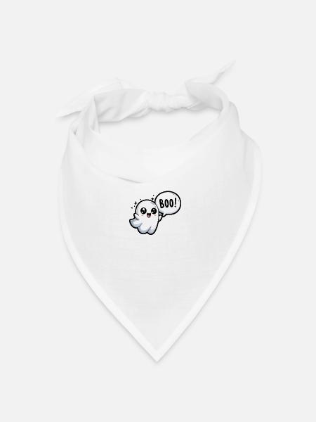 Phantom Halloween - Bandana Dreieckstuch - Weiß
