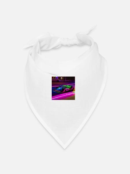 Neonracer - Bandana Dreieckstuch - Weiß