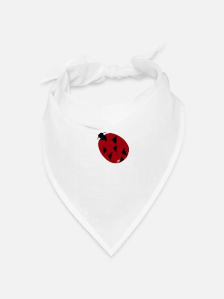 Coccinella Sptempunctata inusualis v.t-shirt - Bandana Dreieckstuch - Weiß