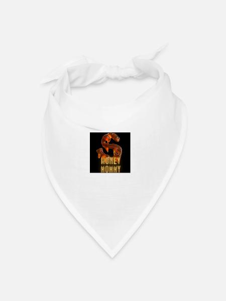Honey Mommy - Bandana Dreieckstuch - Weiß