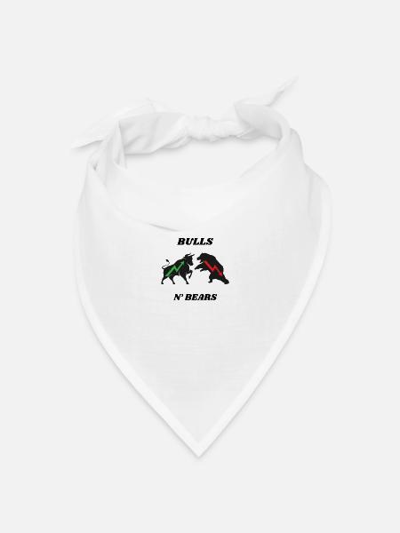 BULLS BEARS - Bandana Dreieckstuch - Weiß