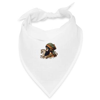 Kyros der Große - KOOROSH - Persisches Reich (Iran) - Bandana Dreieckstuch - Weiß - Vorne