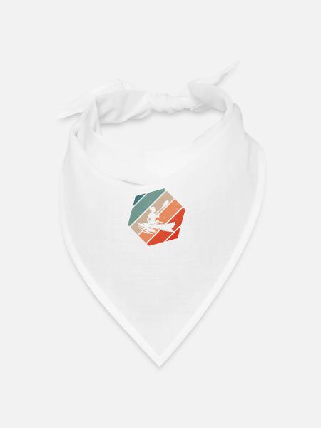 Kayak Kanu Herren Kajakfahren Damen Kajak - Bandana Dreieckstuch - Weiß