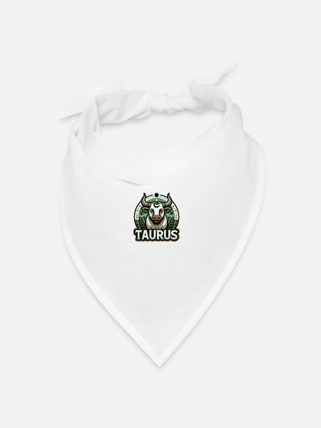 Taurus - Bandana Dreieckstuch - Weiß