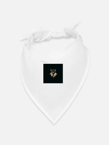 Harmony in Wilderness - Bandana Dreieckstuch - Weiß