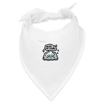 Head In The Clouds - Bandana Dreieckstuch - Weiß - Vorne