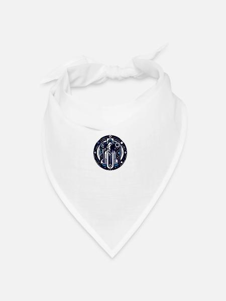 Merlin - Bandana Dreieckstuch - Weiß