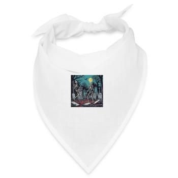 Alt Herren Treff, Freunde - Bandana Dreieckstuch - Weiß - Vorne