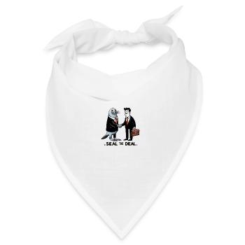 Seal The Deal - Bandana Dreieckstuch - Weiß - Vorne