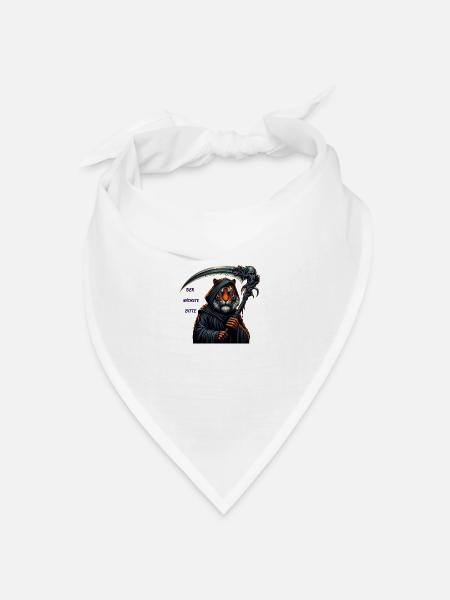 DER NÄCHSTE BITTE 1 - Bandana Dreieckstuch - Weiß