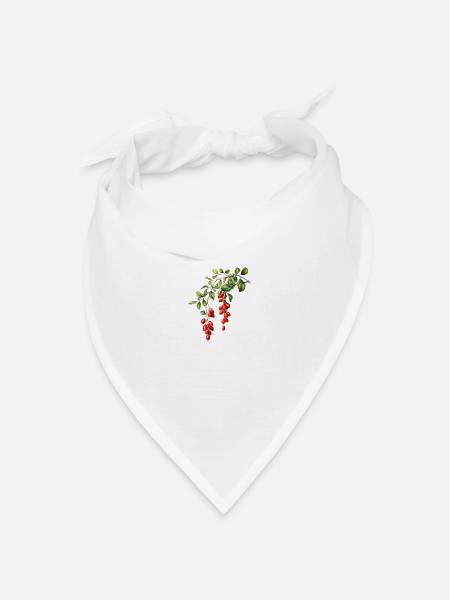 Mistelzweig-Magie - Bandana Dreieckstuch - Weiß
