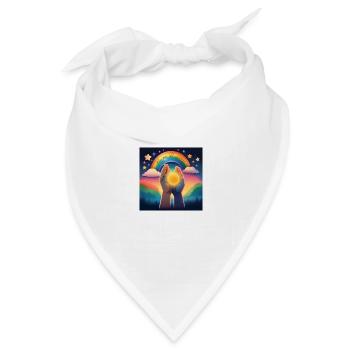 Wir sind alle einzigartig - Bandana Dreieckstuch - Weiß - Vorne