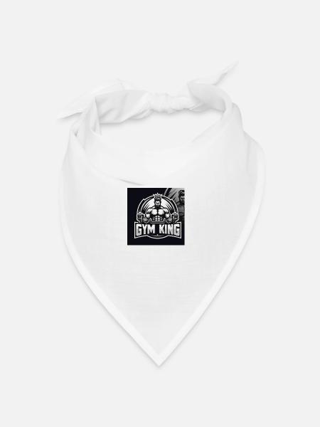 Gym King - Bandana Dreieckstuch - Weiß